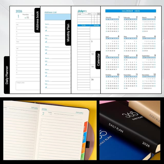 Thumbnail 5 de Agenda A5 2026 día por página