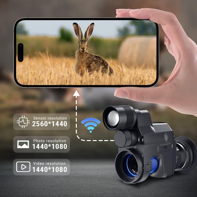 Thumbnail 4 de PARD NV007V2 / NV007V2 Pro night vision monocular with 850nm & 940nm and 45mm mount adapter