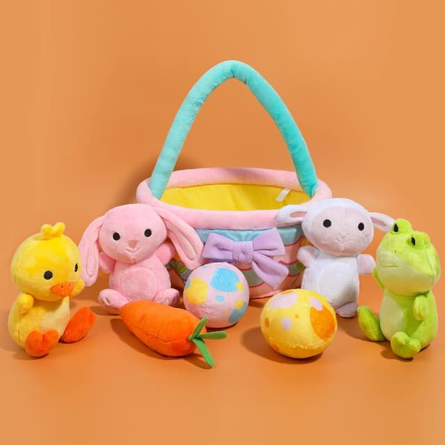 Thumbnail 5 de JOYIN 7 Pcs Easter Basket Plushies