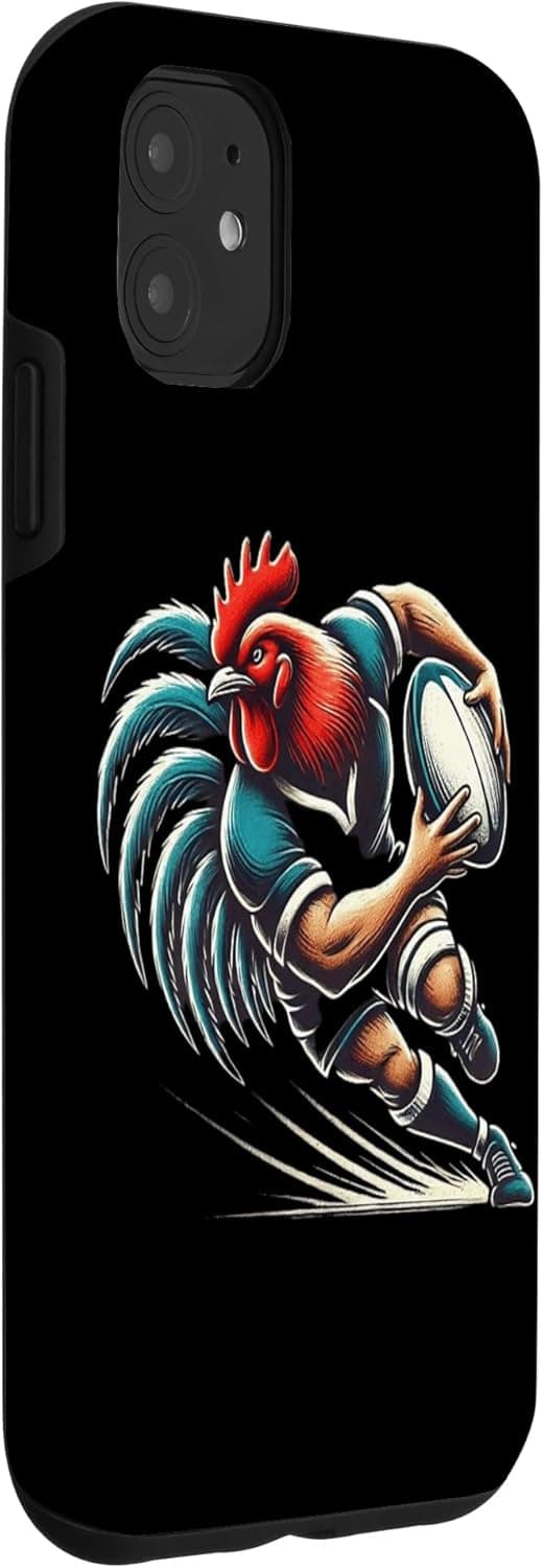 Detalle de Coque Rugby Coq pour iPhone 11