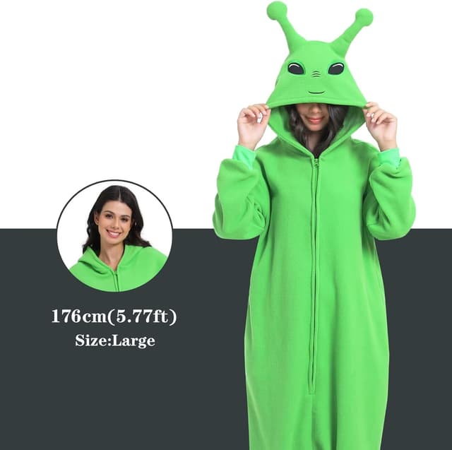 Detalle de LBJR Erwachsenen Cosplay-Schlafanzug als Jumpsuit „Tierkostüm“-One-Piece Onesie