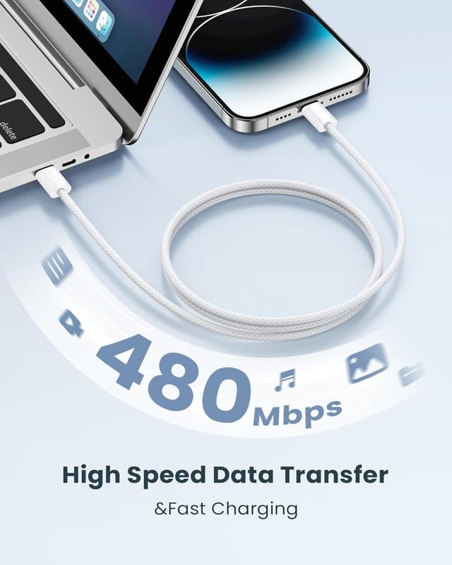 Detalle 2 de USB C to Lightning Cable 1M 2Pack