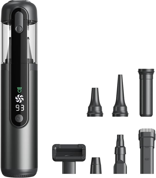 Imagen de Linterngo Aspiradora de Mano 4 en 1 🚗✨ 16,500 Pa, Motor sin escobillas en OfertitasTOP