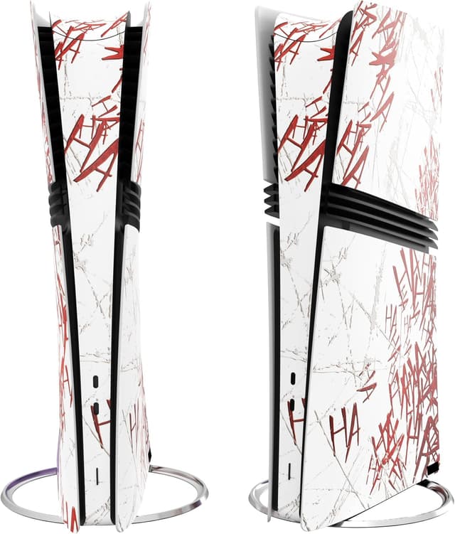 Detalle de Playvital Full Set Skin Stickers for PS5 Pro (Digital & Disc) – Vinyl decal wrap set for console, controller & accessories