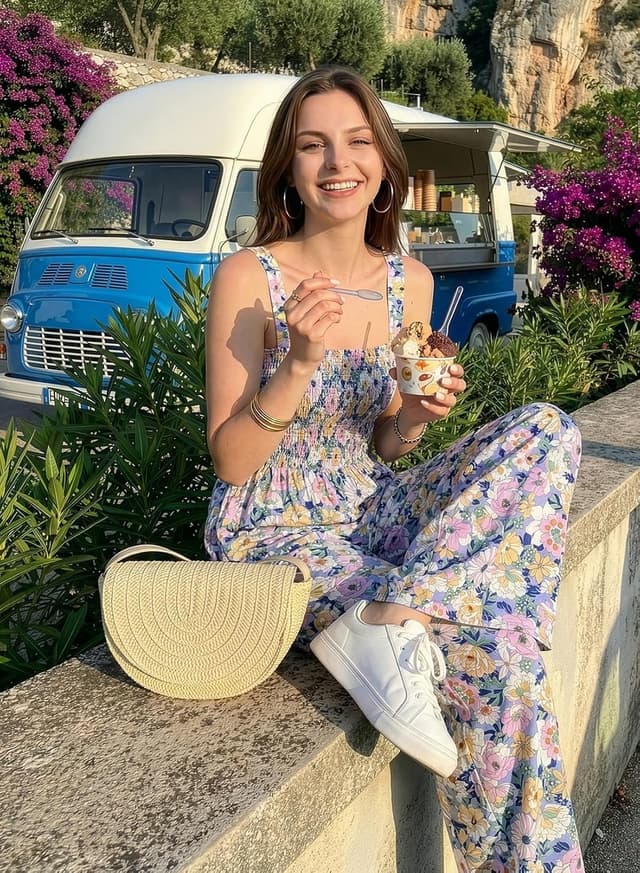 Detalle 2 de Dokotoo Women’s Casual Sleeveless Overalls Jumpsuit with Pockets & Wide-Leg Fit