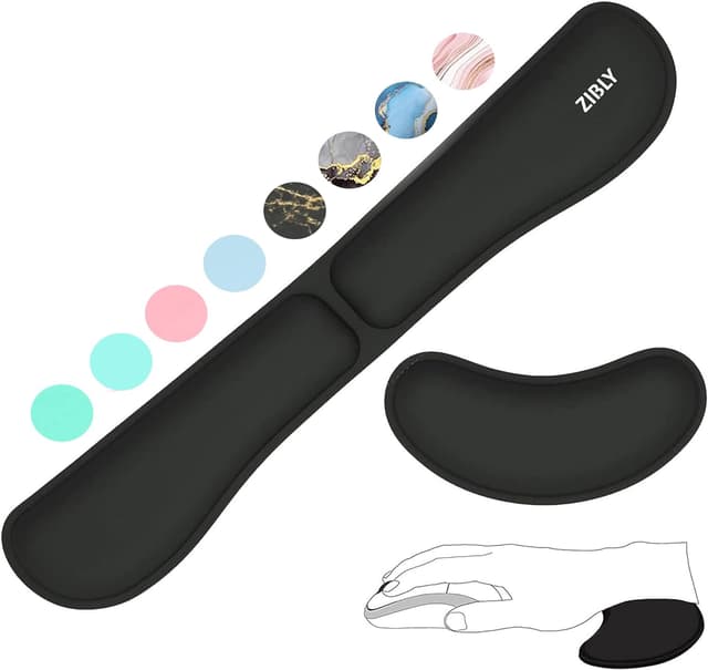 Detalle de ZIBLY Wrist Rest Keyboard and Mouse Set