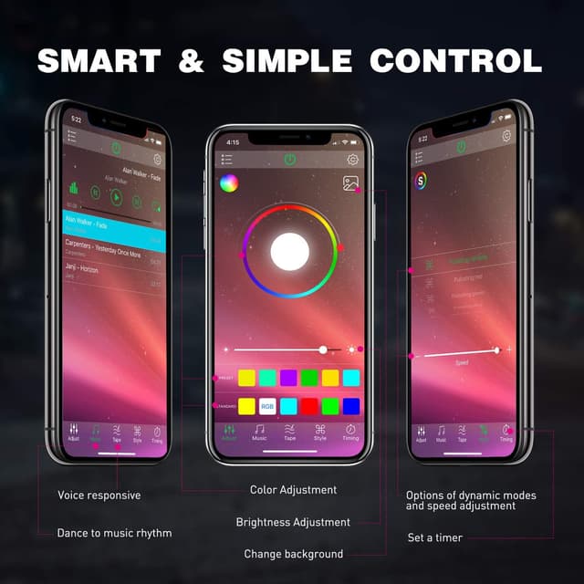 Thumbnail 4 de Nilight RGB LED Rock Lights Kit 8 PCS 🌈