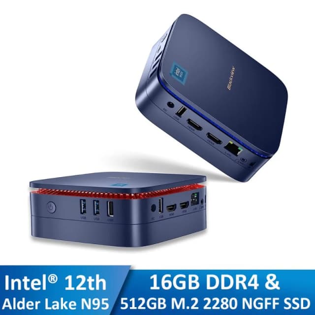 Detalle de Blackview MP60 mini PC con Intel N95