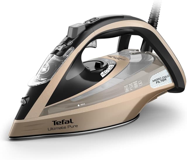 Detalle de Tefal Ultimate Pure Steam Iron FV9854G0 (3100W) with 300g/min steam burst