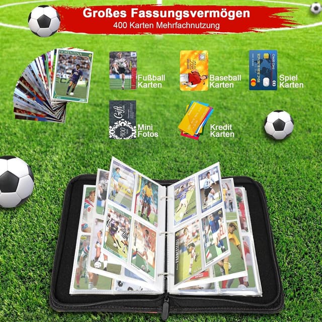 Detalle 1 de Fußball Sammelalbum mit 400 Karten