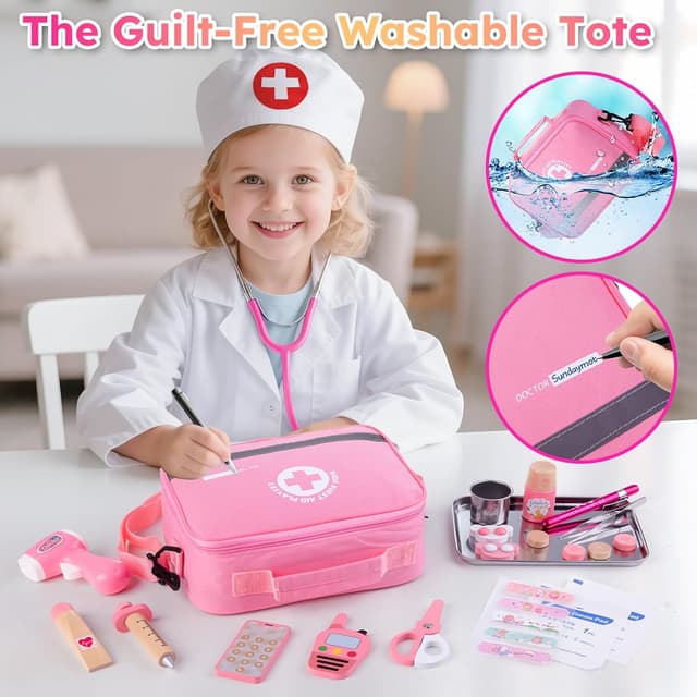 Thumbnail 2 de Sundaymot Doctor Kit 34 Pieces for Toddlers