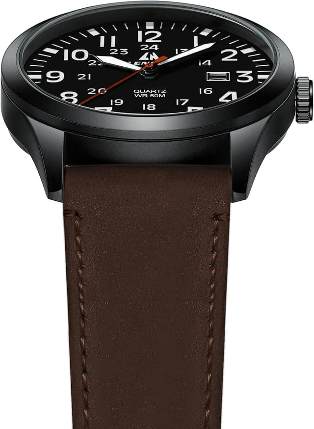 Detalle 2 de LN LENQIN Herren Militäruhr 42 mm