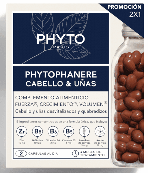 Imagen de Phytophanere Cabello y Uñas 2x120 cápsulas en OfertitasTOP