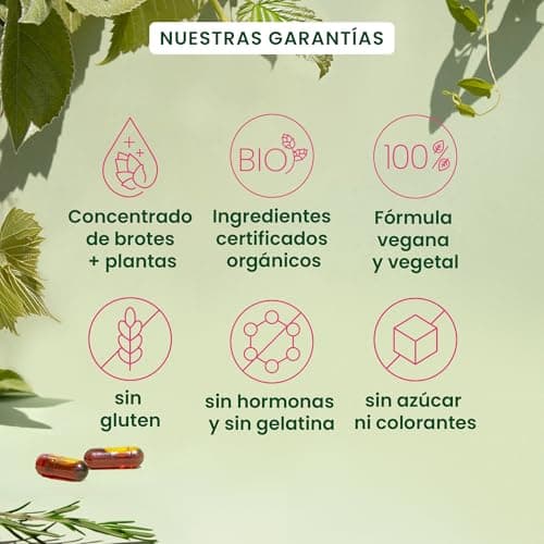 Detalle 1 de HERBALGEM Gemmocaps Postmenopausia 30 cápsulas