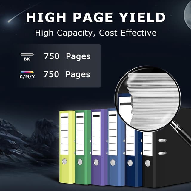 Detalle de DOUBLE D LC424 ink cartridges (8-pack) compatible with Brother LC424 / LC424XL for DCP-J1200W & DCP-J1200WE