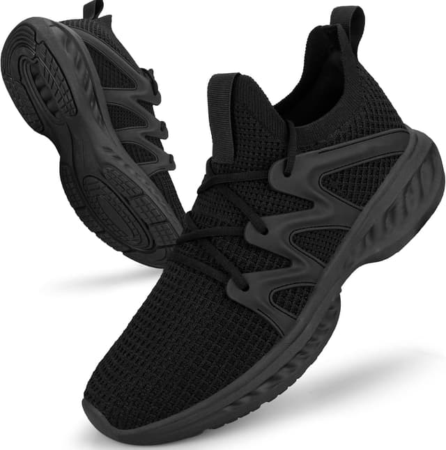 Detalle 2 de Pujcs Men’s Slip-On Walking Shoes — Lightweight, Breathable, Non-Slip Athletic Sneakers