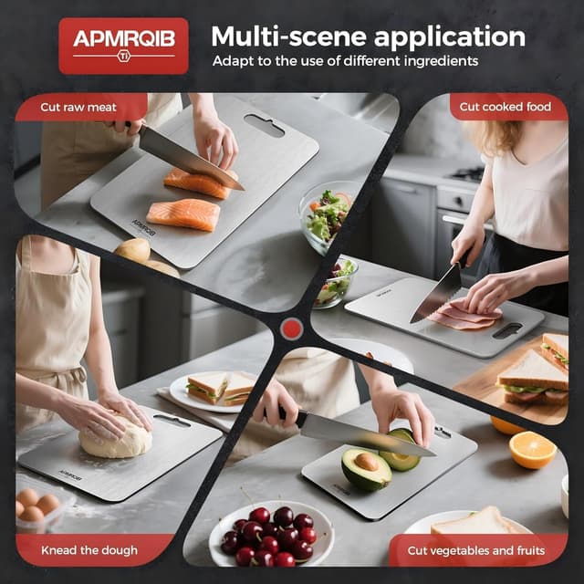 Thumbnail 6 de APMRQIB Titanium Cutting Board Set of 3 16