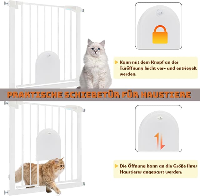 Detalle 2 de Froadp Türschutzgitter 95 bis 105 cm