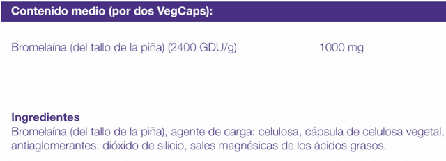 Thumbnail 1 de Solaray Bromelaina 60 cápsulas vegetal