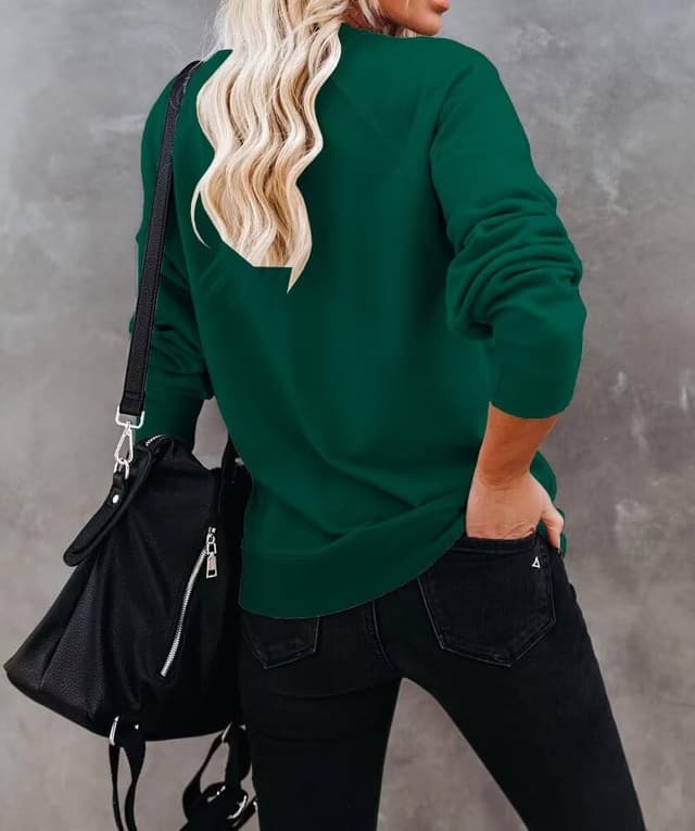 Detalle 2 de LACOZY Halloween Tops for Women Long Sleeve Crewneck Sweatshirts