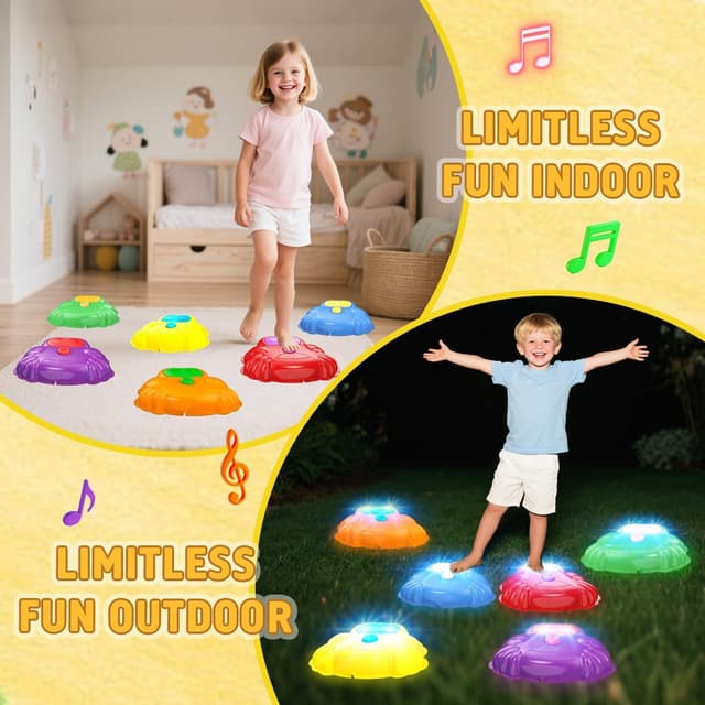 Detalle de TERRAMUS Light up Sound Stones 6PCS Crab