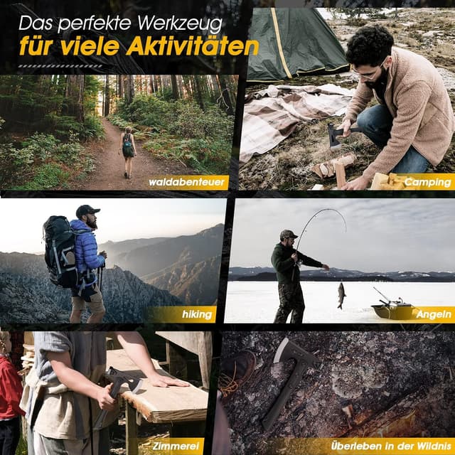 Thumbnail 3 de Japaknives Survival Axt 37 cm Multifunktional 🪓