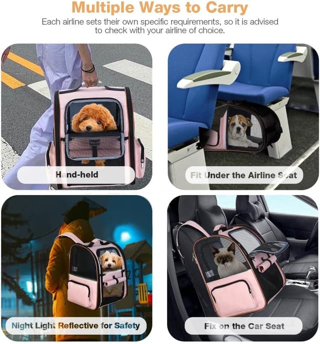 Thumbnail 4 de Lekespring Katzenrucksack erweiterbar 32×28,4×42 cm