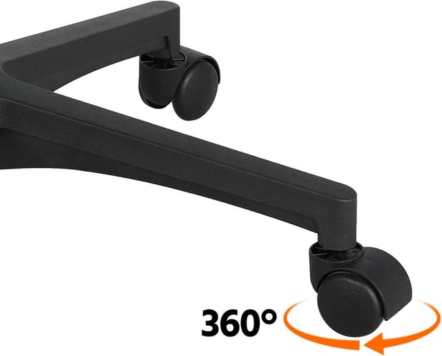 Thumbnail 6 de Yaheetech Silla regulable en altura con malla y ruedas