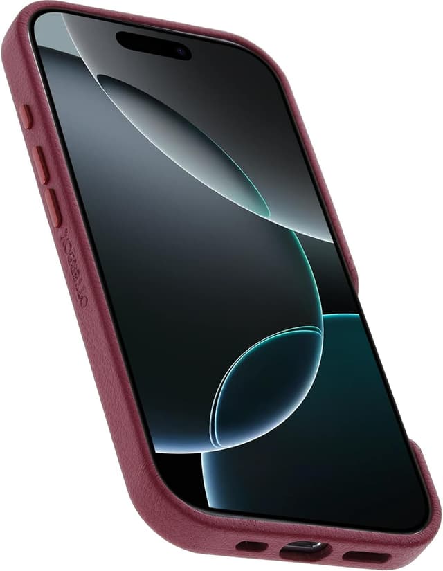 Detalle de OtterBox Symmetry Cactus Leather MagSafe iPhone 16 Pro