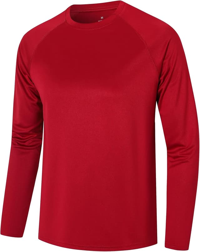 Thumbnail 6 de Men’s Long Sleeve Sports T-Shirts (1 or 5 Pack) – Breathable Quick-Dry Gym & Running Activewear