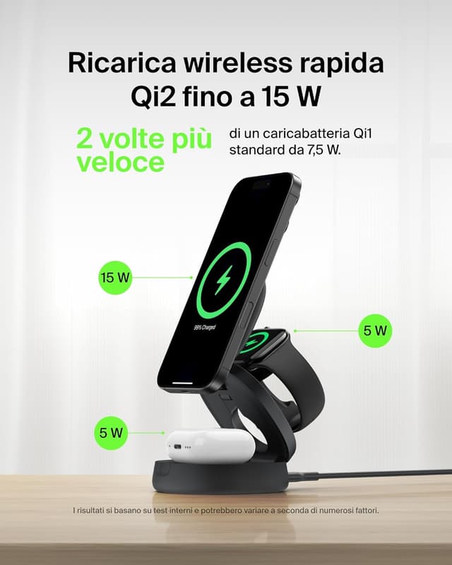 Thumbnail 2 de Belkin Caricatore MagSafe 15 W 3-in-1