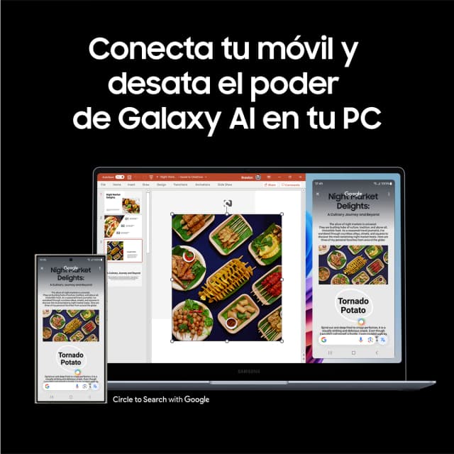 Detalle 2 de Samsung Galaxy Book4 Edge SE (Copilot+PC) con Snapdragon X, 16GB y SSD de 512GB, 15,6 pulgadas y Windows 11