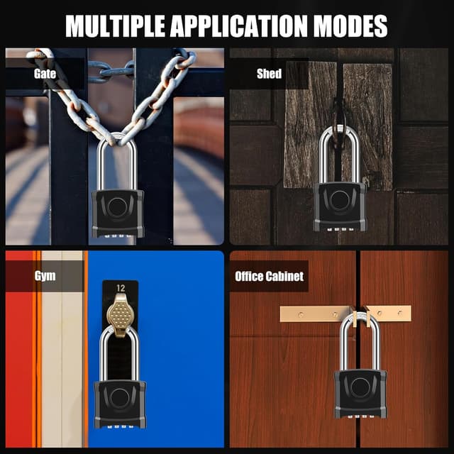 Thumbnail 6 de Diyife Heavy Duty Combination Padlock 54mm