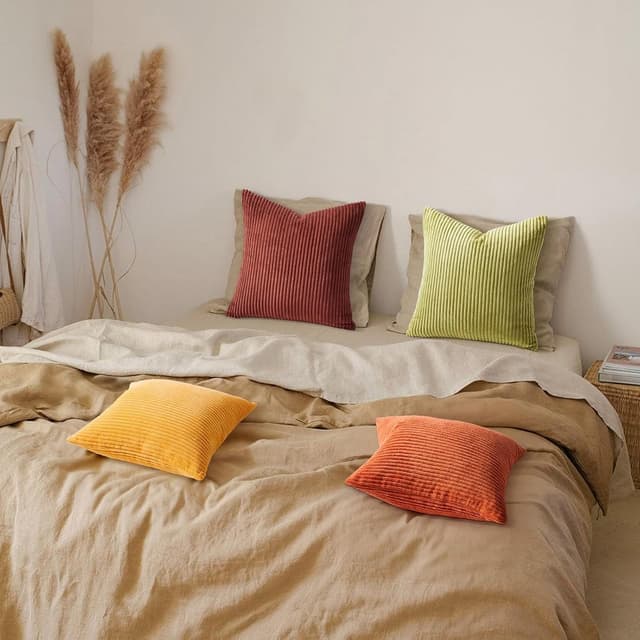 Imagen de Topfinel Housse Coussin 60x60 cm Lot de 4 🛋 en OfertitasTOP