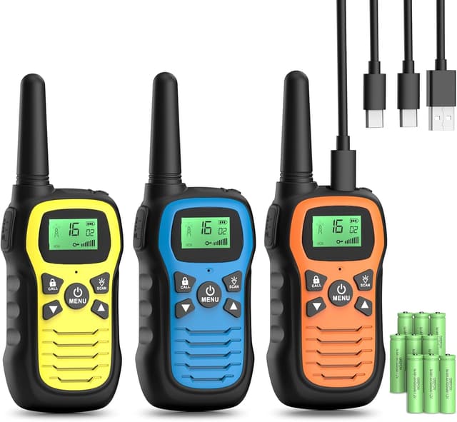 Detalle de Walkie-Talkie-Set 3er mit 16 Kanälen