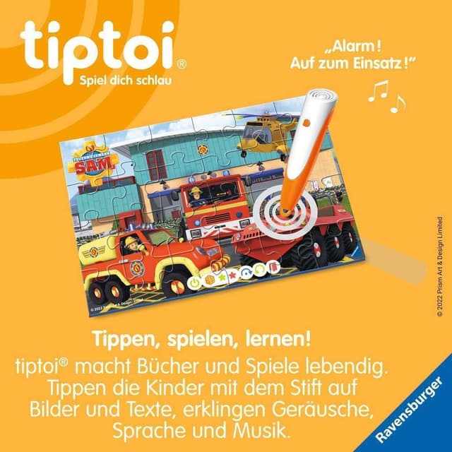 Thumbnail 6 de Ravensburger tiptoi Puzzle Sam le pompier 4 ans 🧩