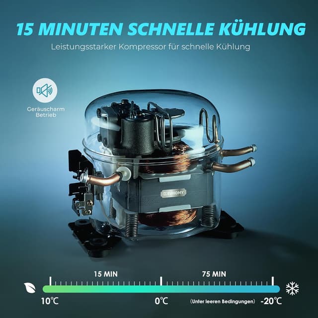 Thumbnail 6 de EUHOMY Kompressor-Kühlbox 18 l mit App