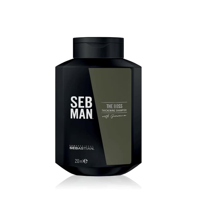 Detalle de SEB MAN The Boss verdichtendes Volumenshampoo mit Guarana-Extrakt (250 ml)
