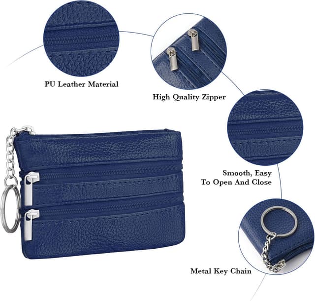 Detalle 2 de Aucuu Portafoglio in Pelle Donna Mini portamonete