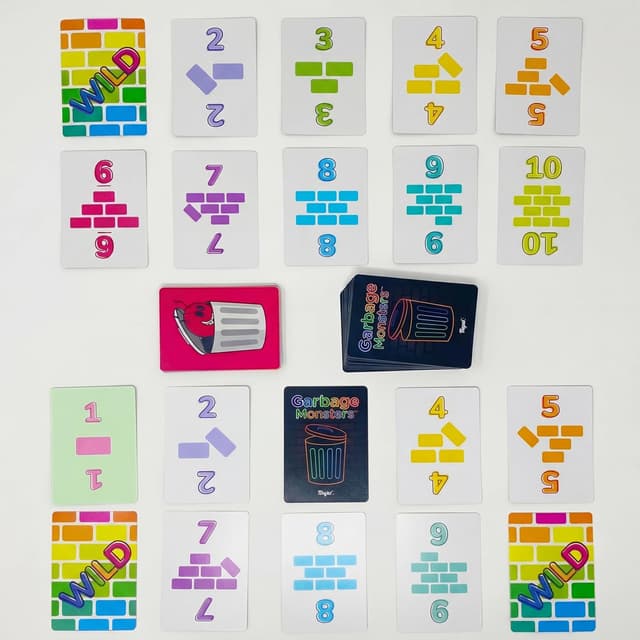 Detalle de Regal Games Garbage Monsters Card Game Set (16 cards) for 2–4 players