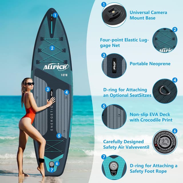 Thumbnail 3 de ALLPICK Premium SUP Board Set 200 kg đ