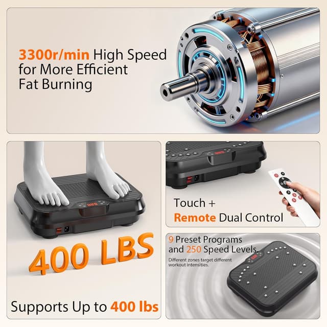 Thumbnail 5 de DKDNSJ Vibration Plate 400 Lbs Capacity ๐