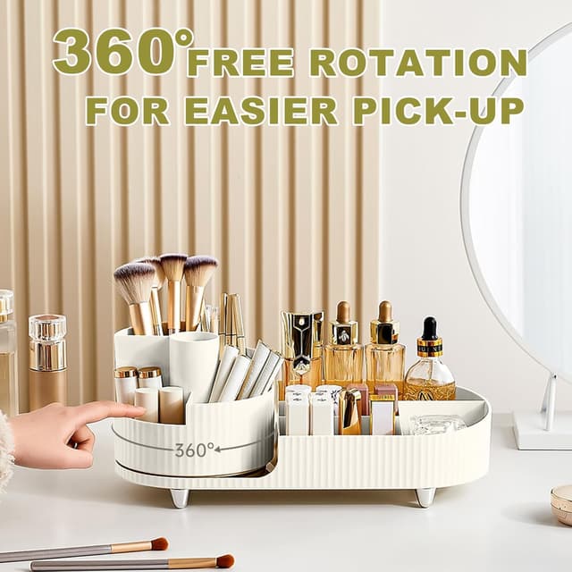 Detalle 2 de Make up Organizer 360° Drehbar Kosmetik-Organizer 🎀