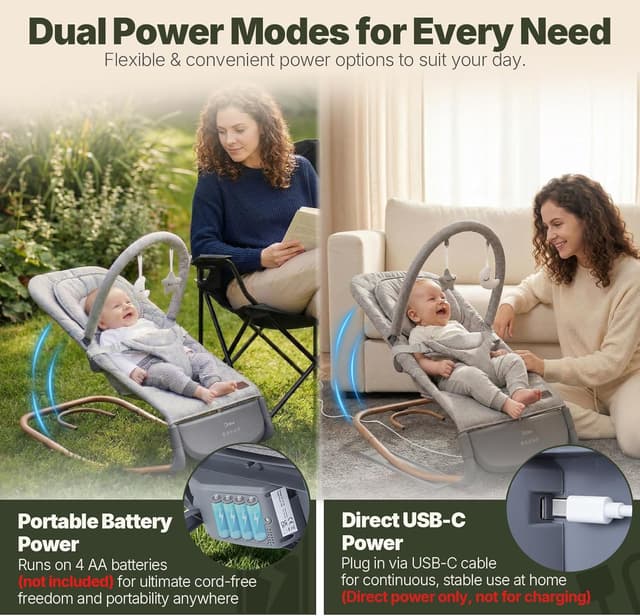 Thumbnail 3 de Orzbow Electric Baby Bouncer 40lb