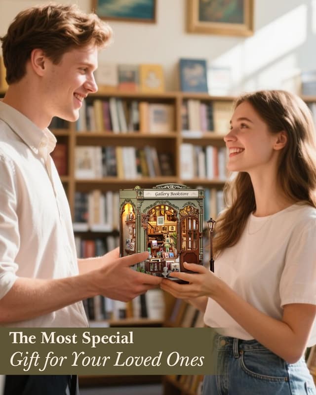 Thumbnail 6 de CUTEBEE Book Nook DIY Dollhouse Kit