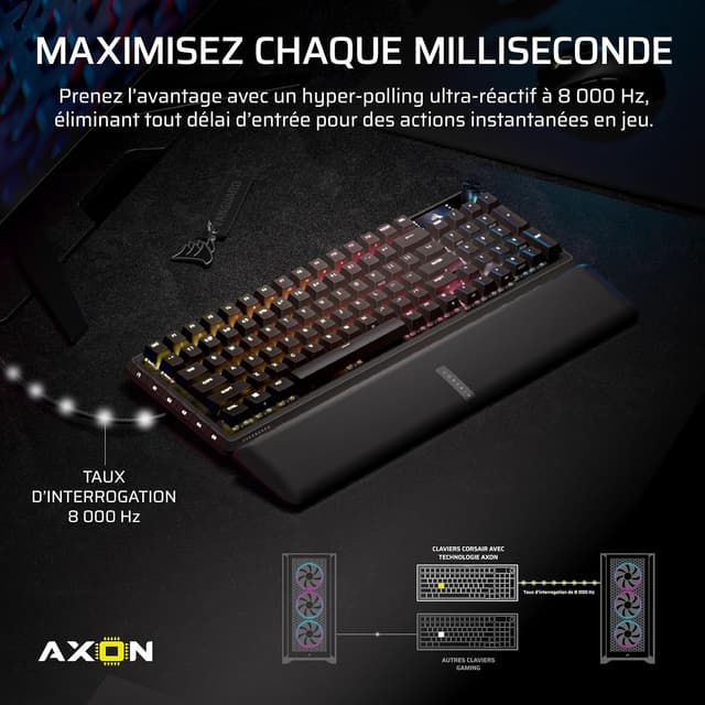 Detalle 2 de CORSAIR Vanguard Pro 96 clavier 96% Hall Effect