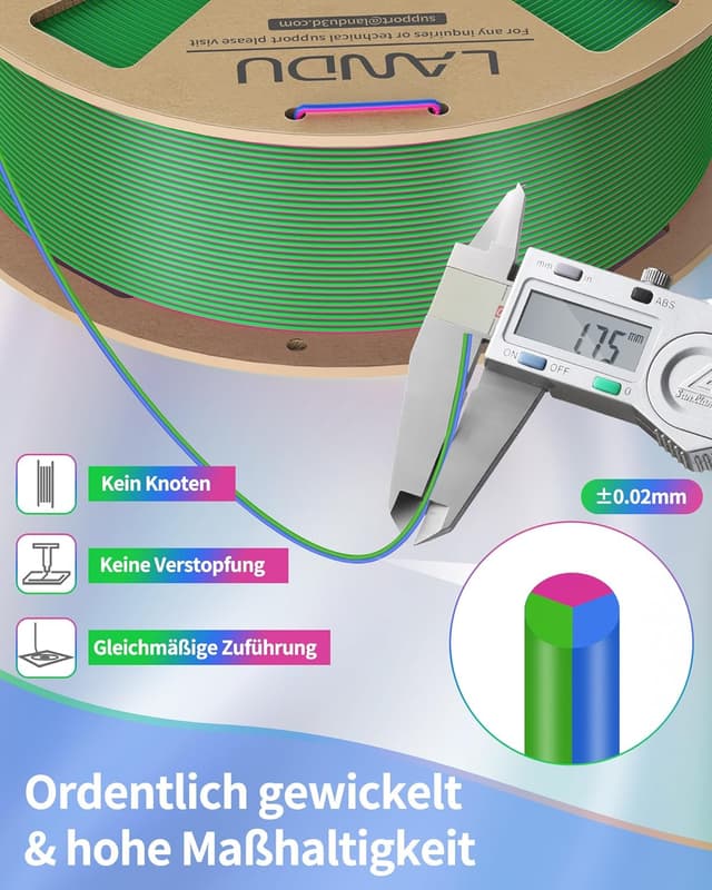 Thumbnail 3 de LANDU Silk PLA Filament 1kg đź–¨