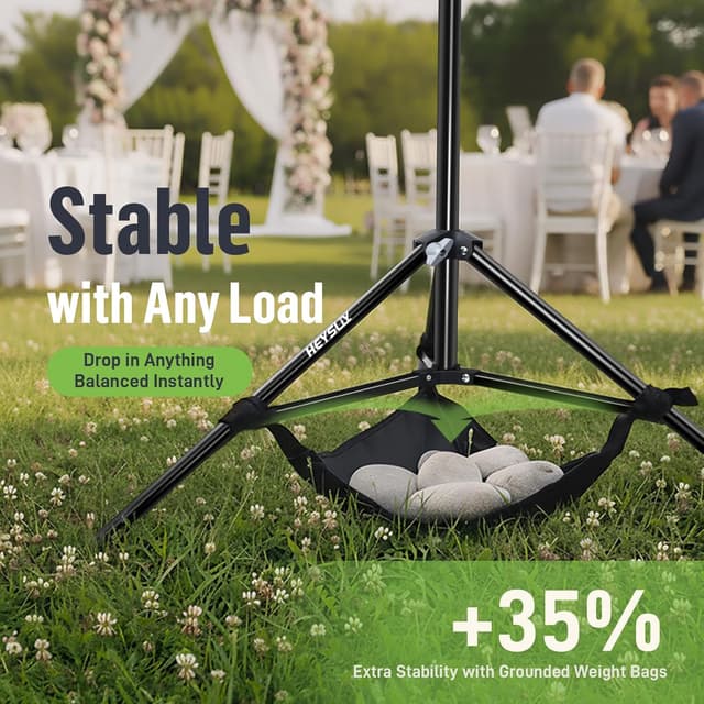 Detalle de Heysliy Backdrop Stand Kit 3m x 3m