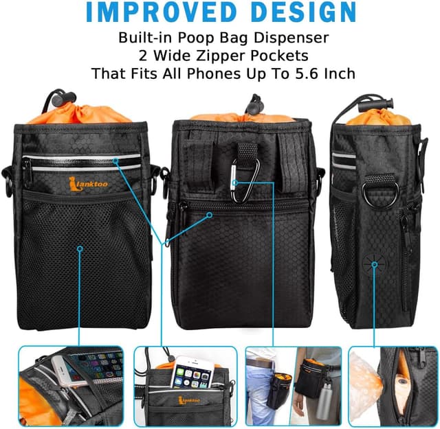 Detalle 2 de lanktoo Dog Treat Pouch Bag with Poop Holder