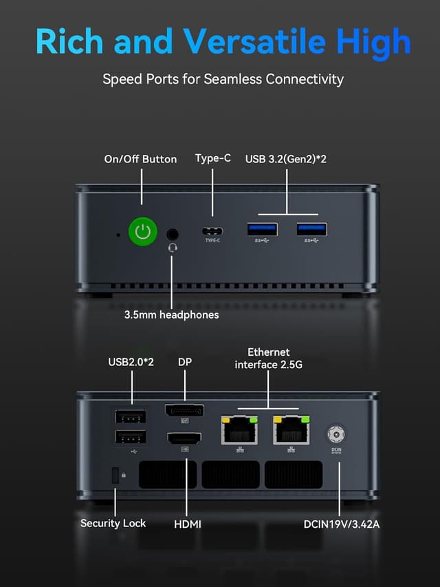 Thumbnail 5 de GMKtec M5 Ultra Gaming Mini PC Ryzen 7 7730U 16GB